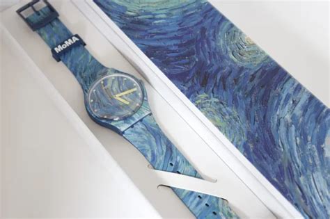 Swatch X Moma The Starry Night By Vincent Van Gogh For Sale Picclick Uk