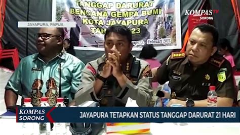 Pemkot Jayapura Tetapkan Status Tanggap Darurat Hari Video Dailymotion