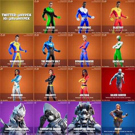 All Fortnite Chapter 2, Season 4 Leaked Skins & Cosmetics Found in v14 ...