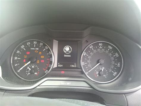 Instrument Warning Light Layout And Self Test Sequence Skoda Octavia