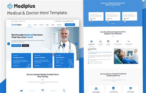 Mediplus Medical And Doctor HTML Template GrayGrids