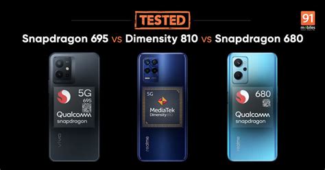 Snapdragon 695 Vs 680 Vs Mediatek Dimensity 810 Performance Comparison