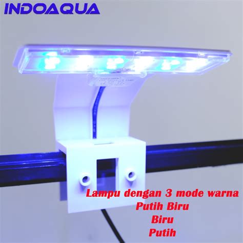 Jual Lampu LED Aquarium Laut Tipe Jepit 3 Watt Lampu Aquarium Jepit