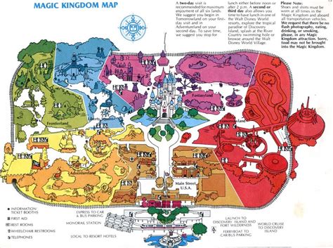 Disney World Magic Kingdom Interactive Map Jnrold