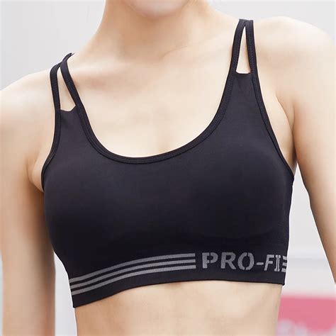 OMKAGI Brand Sexy Sportswear Women Halter Yoga Bra Fitness Running