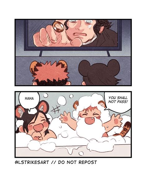 A Comic Strip With An Image Of Two People In The Bathtub