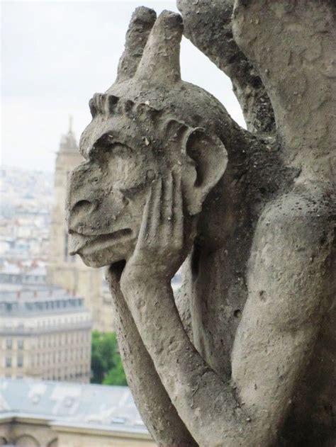 The Gargoyles Of Notre Dame Cathedral In The Heart Of Paris Gargoyles