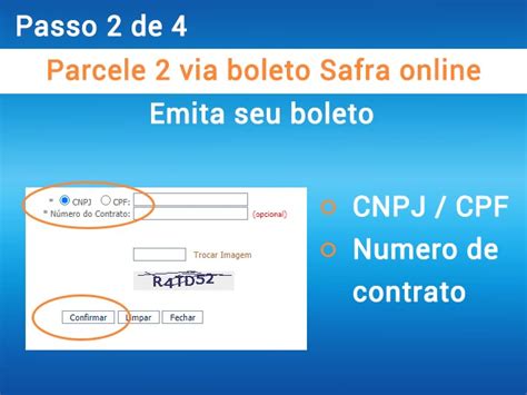 Via Boleto Safra Financeira Parcele Sua Conta