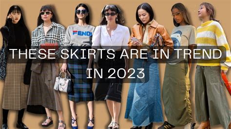 The Hottest Skirt Trends 2023 Outfit Ideas YouTube