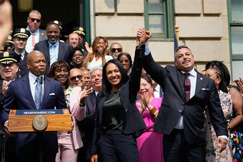 Mayor Adams Appoints Edward Caban As NYPD Commissioner Tania Kinsella