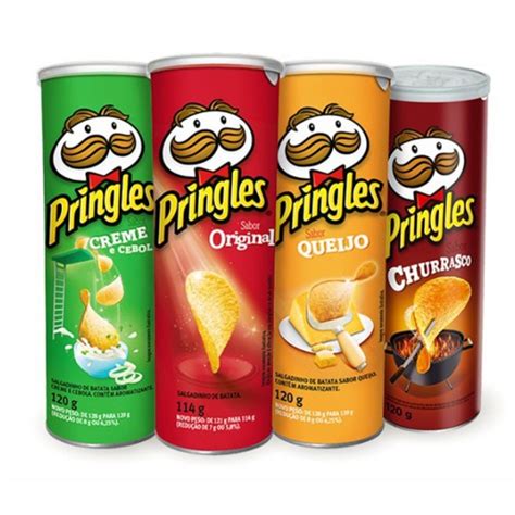 Batata Pringles 114g E 120g Sabores Clubinho Do Desconto