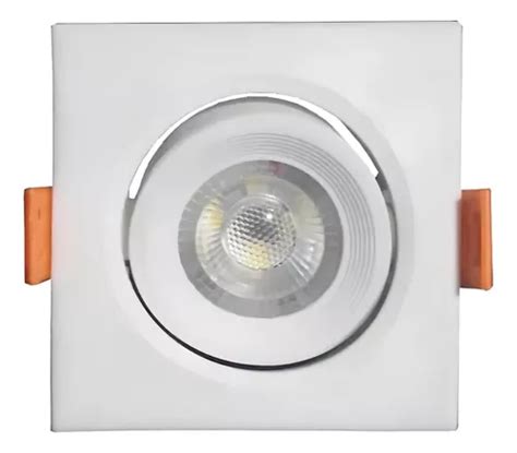 Spot Led Cob Direcionável Embutir Quadrado 6000k 3w 110V 220V