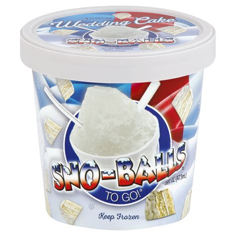 Sno-Balls To Go Wedding Cake 16 fl oz | Shipt