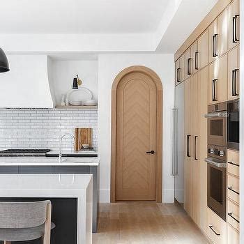 Arched Bi Fold Pantry Door Transitional Kitchen