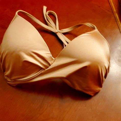 Shade Shore Swim Shade Shore Dream Bikini Top In Champagne Lined Dd Poshmark