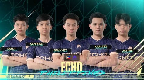 Profil Echo Tim Filipina Yang Kalahkan RRQ Hoshi Di M4 Mobile Legends