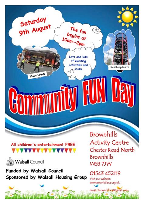 Brownhills Community Fun Day this Saturday! | BrownhillsBob's ...