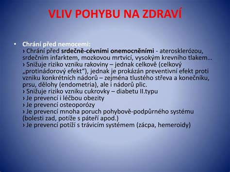 Ppt P O H Y B O V Á A K T I V I T A Powerpoint Presentation Free