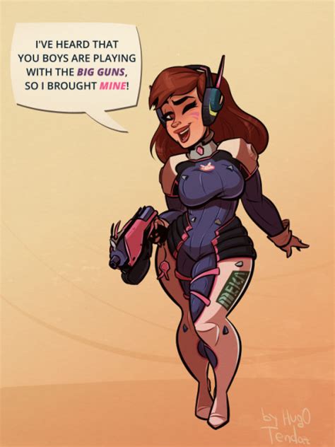 Hugotendaz Thick D Va Overwatch Cartoon Porn Photo Pics