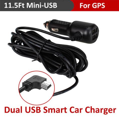 Long Cable Car Charger Power Cord For Garmin Nuvi 1300 1350 1370 1390 1450 Gps Ebay