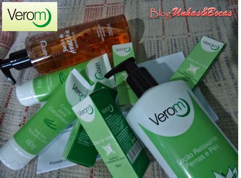 Unhas&Bocas: Produtos Verom - Nova parceira U&B