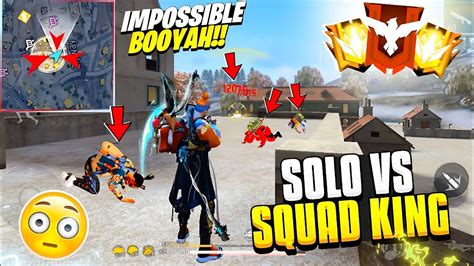 Unstoppable Solo Vs Squad Game Play Booyah Epic Headshot Zero Yt Ff