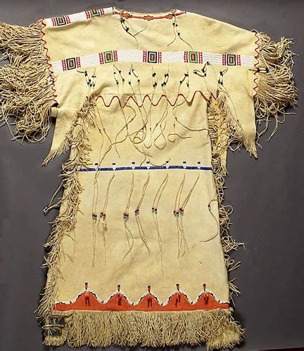 Southern Cheyenne Beaded Hide Dress Native American Dress Native