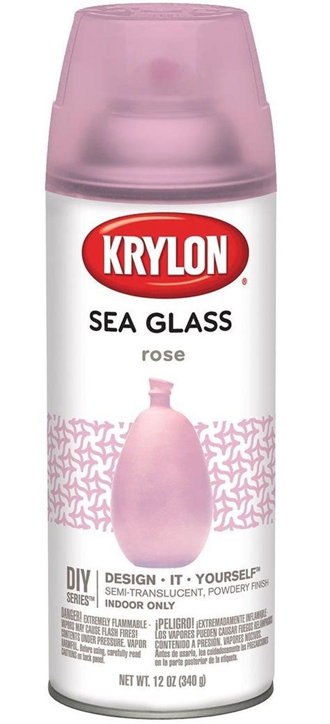 Krylon K09051000 Sea Glass Spray Paint, 12 Oz, Rose | Spray painting ...