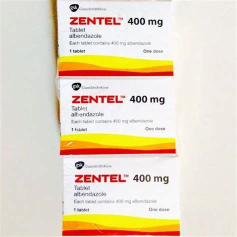 Zentel 400 Mg 400 Mg And At Rs 1027pack In Nagpur Id 19595749262