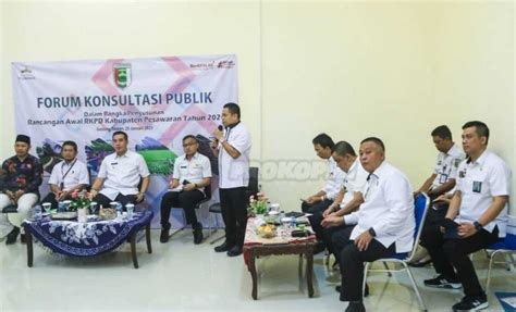 Bupati Pesawaran Hadiri Rangkaian Acara Konsultasi Publik Rancangan