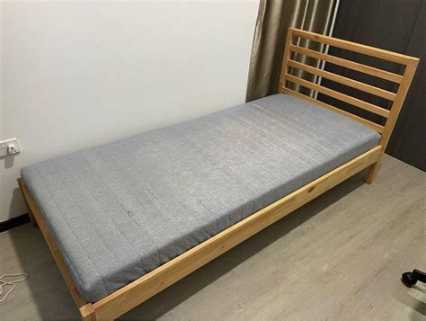 Ikea Tarva Super Single Bed Frame And Mattress Furniture Home Living