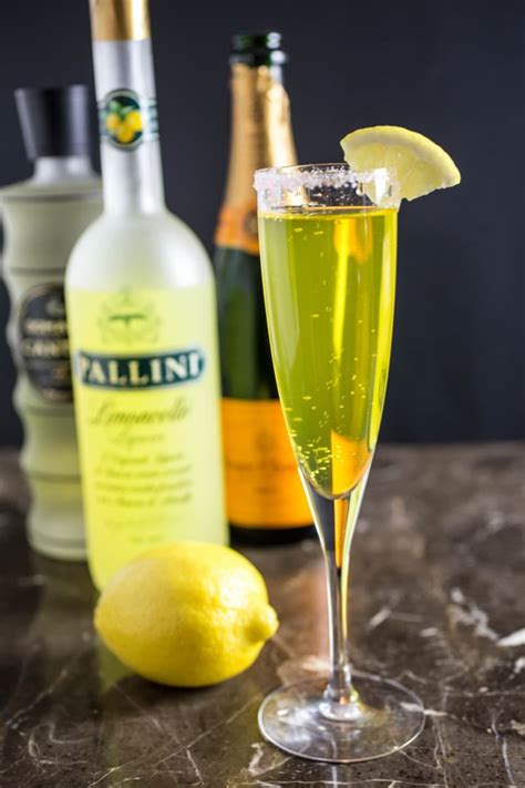 Gingered Limoncello Champagne Cocktail Recipe Tasty Ever After