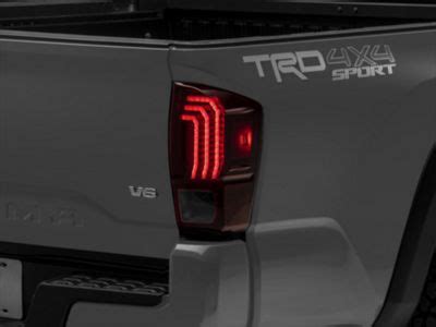 Morimoto Tacoma Xb Led Tail Lights Black Housing Red Lens Lf