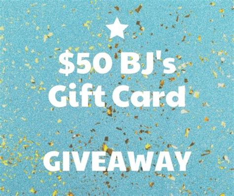 Winner Picked for $50 BJ's Gift Card! | MyBJsWholesale