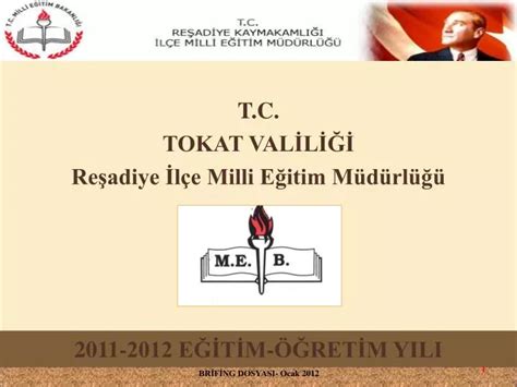 Ppt T C Tokat Val L Re Adiye L E Milli E Itim M D Rl