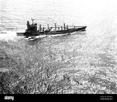A Starboard Beam View Of The Fleet Oiler Uss Willamette Ao 180
