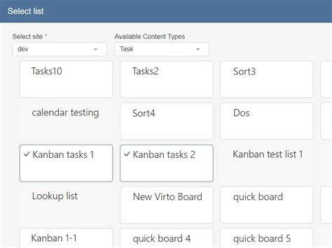 Virto Sharepoint Kanban Board Updates