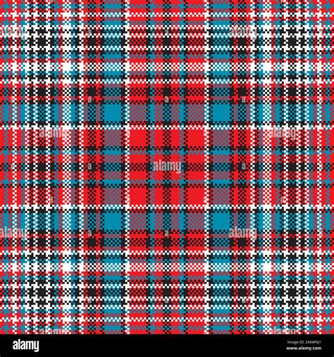 Tartan Plaid Pattern Seamless Print Fabric Texture Check Vector Background Stock Vector Image