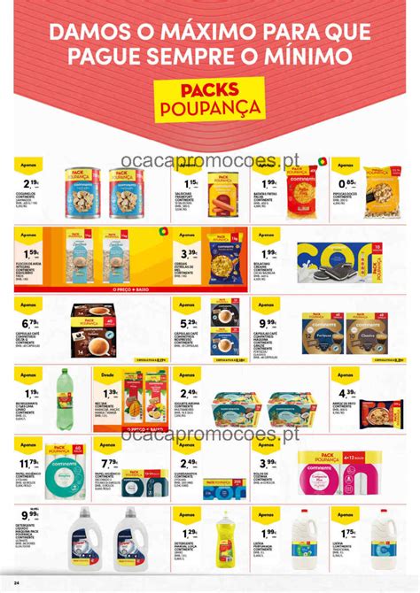 Antevis O Folheto Continente Packs Poupan A Promo Es Mar O A