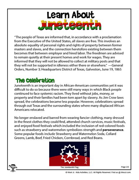 Juneteenth Printable Activities - Printable Word Searches