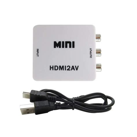 Buy Knldigital Mini Hdmi2av Up Scaler 1080p Hd Video Converter Media