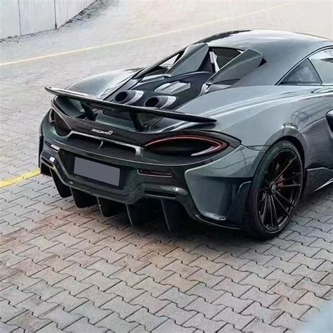 Upgrade 600lt Style Carbon Fiber Body Kits Front And Rear Bumper Wing