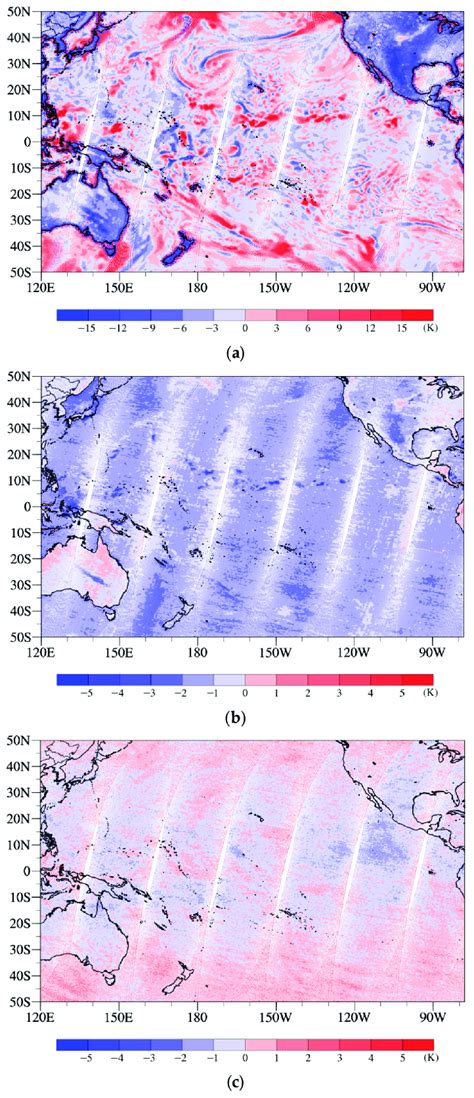 Spatial Distributions Of The Difference Between The Observed And