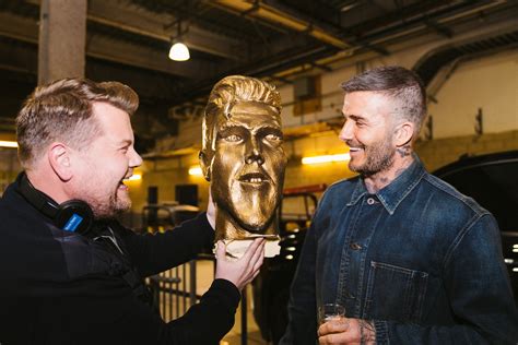 MUST-WATCH: Late Late Show's James Corden pranks David Beckham's statue ...