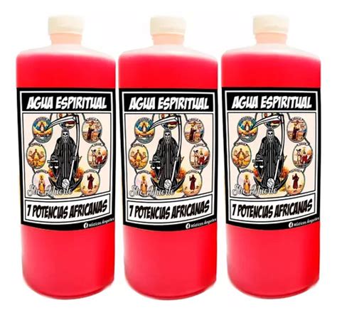 Piezas Agua Espiritual Santa Muerte Potencias Africanas Mercadolibre