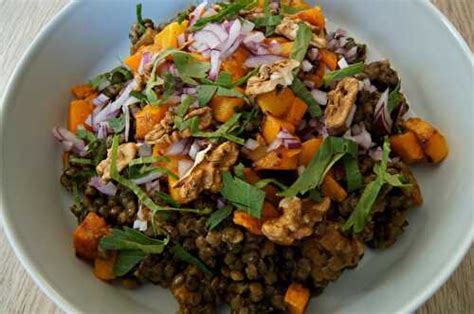 Salade De Lentilles Du Puy Et Potimarron De La Cuisine C Est Lui Et