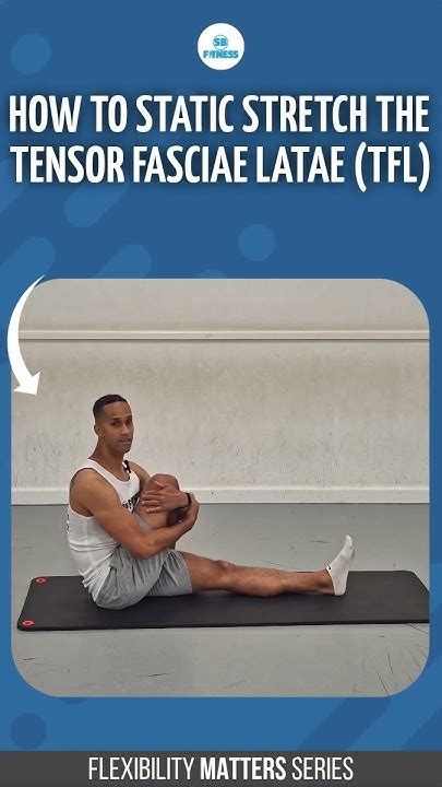 How To Static Stretch The Tensor Fasciae Latae Tfl Promo Staticstretching Youtube