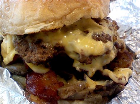 Five Guys Bacon Cheeseburger