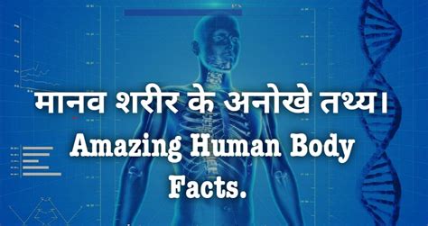 Amazing Facts About Human Body In Hindi मानव शरीर से जुड़े कुछ मजेदार फैक्ट्स 21 Human Body