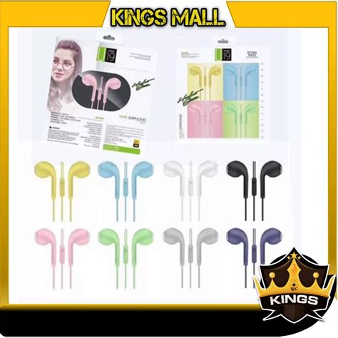 Jual KINGS H681 Headset Macaron Matte U19 Handsfree U19 Macaron